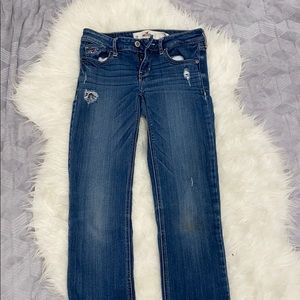 Hollister Classic Slightly Distressed Blue Jeans